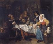 Gabriel Metsu The bean festival china oil painting reproduction